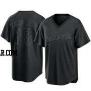 Yoshinobu Yamamoto Men's Los Angeles Dodgers Black Replica Pitch Fashion Jersey