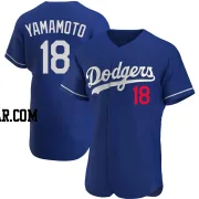 Yoshinobu Yamamoto Men's Los Angeles Dodgers Royal Authentic Alternate Jersey