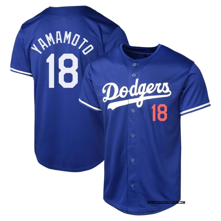 Yoshinobu Yamamoto Men's Los Angeles Dodgers Royal Limited Alternate Jersey