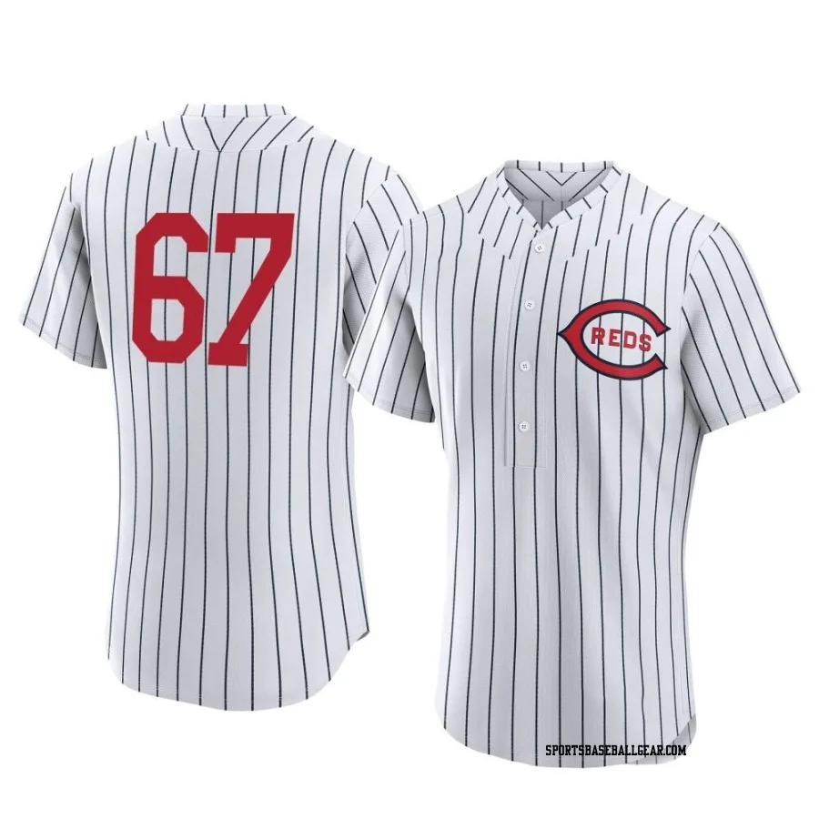 Yosver Zulueta Men's Cincinnati Reds White Authentic 2022 Field Of Dreams Jersey