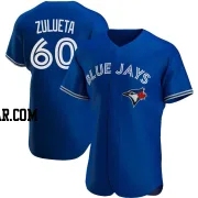 Yosver Zulueta Men's Toronto Blue Jays Royal Authentic Alternate Jersey