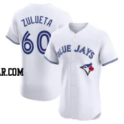 Yosver Zulueta Men's Toronto Blue Jays White Elite Home Jersey