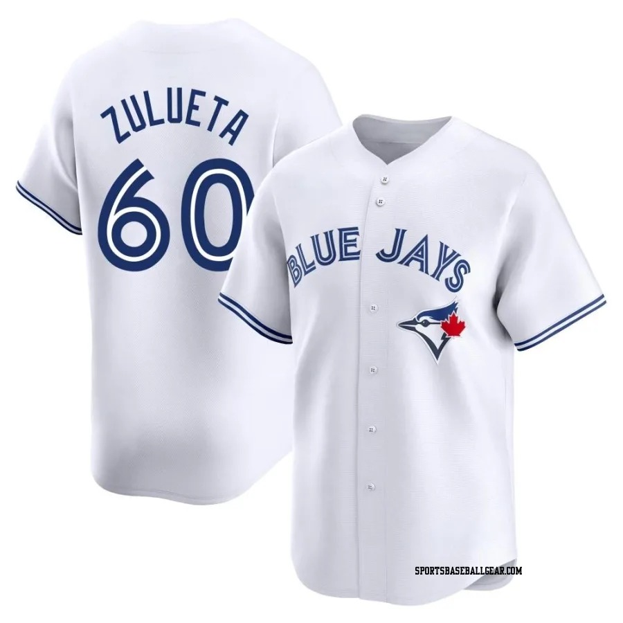 Yosver Zulueta Men's Toronto Blue Jays White Limited Home Jersey