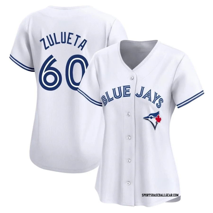 Yosver Zulueta Women's Toronto Blue Jays White Limited Home Jersey