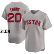 Yu Chang Men's Boston Red Sox Gray Limited Away Jersey