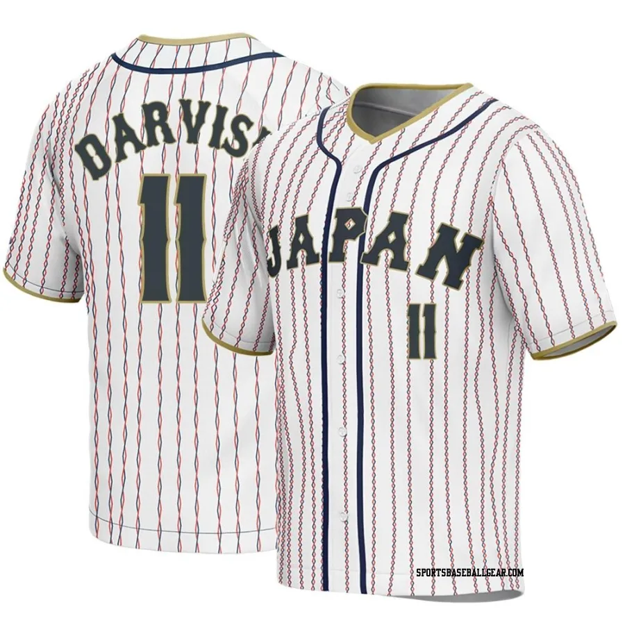 Yu Darvish Men's Japan Baseball White Replica 2023 World Baseball Classic Jersey