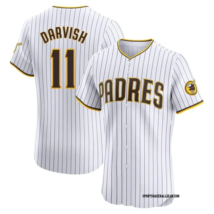 Yu Darvish Men's San Diego Padres White Elite Home Jersey