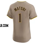 Yuki Matsui Men's San Diego Padres Brown Elite Alternate Jersey