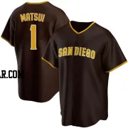 Yuki Matsui Men's San Diego Padres Brown Replica Road Jersey