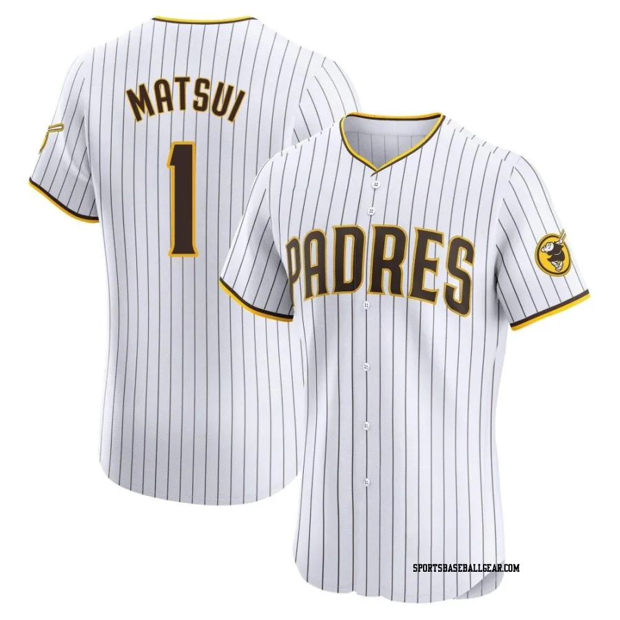 Yuki Matsui Men's San Diego Padres White Elite Home Jersey