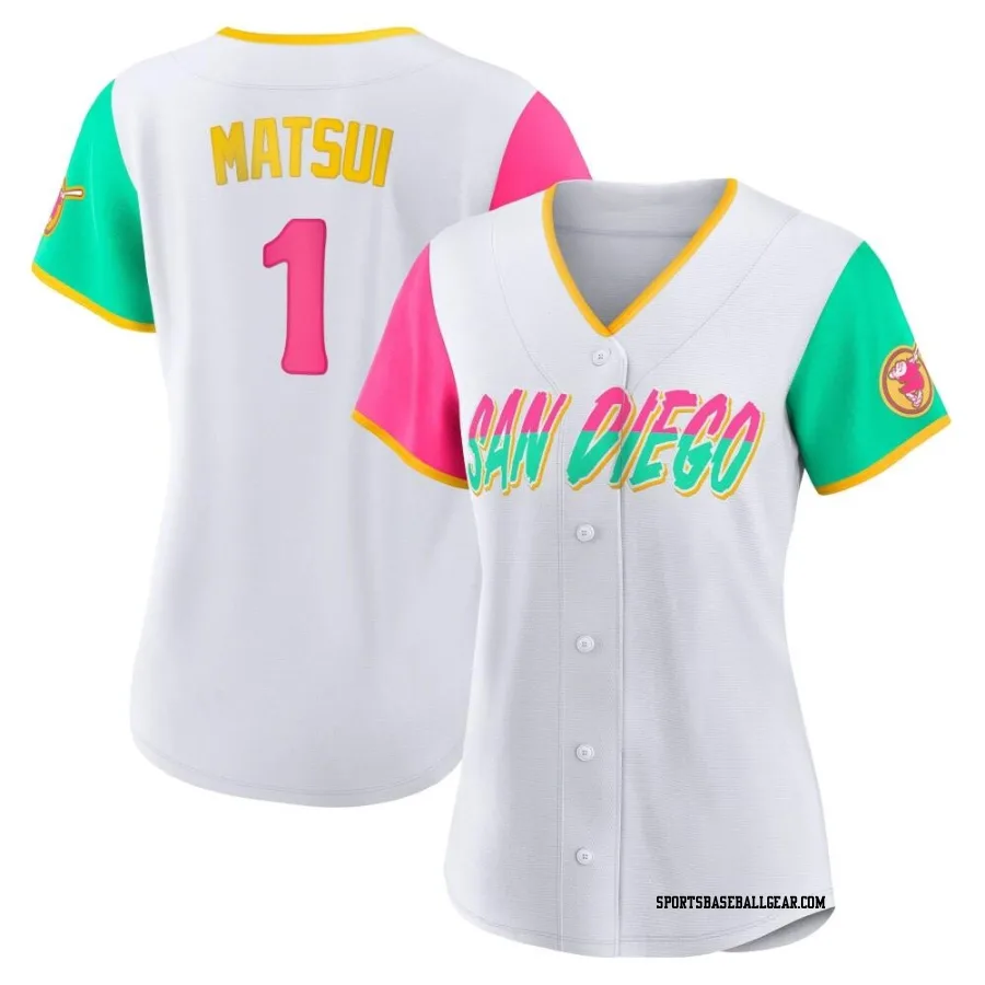 Yuki Matsui Women's San Diego Padres White Authentic 2022 City Connect Jersey