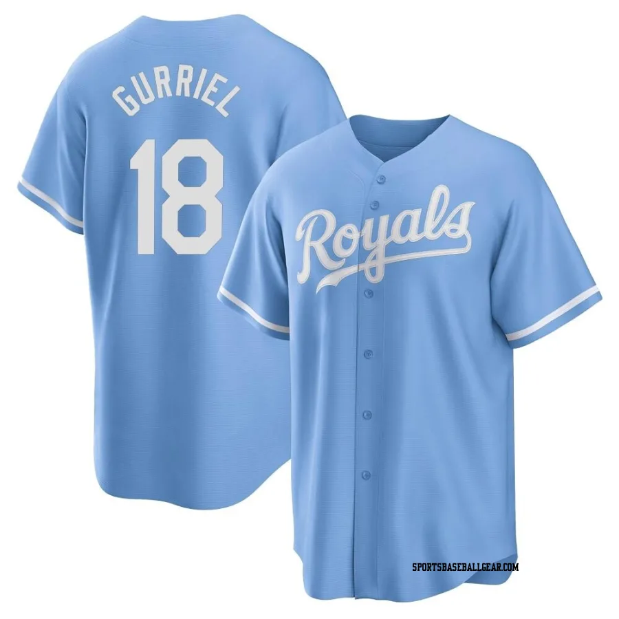 Yuli Gurriel Men's Kansas City Royals Light Blue Replica 2022 Alternate Jersey