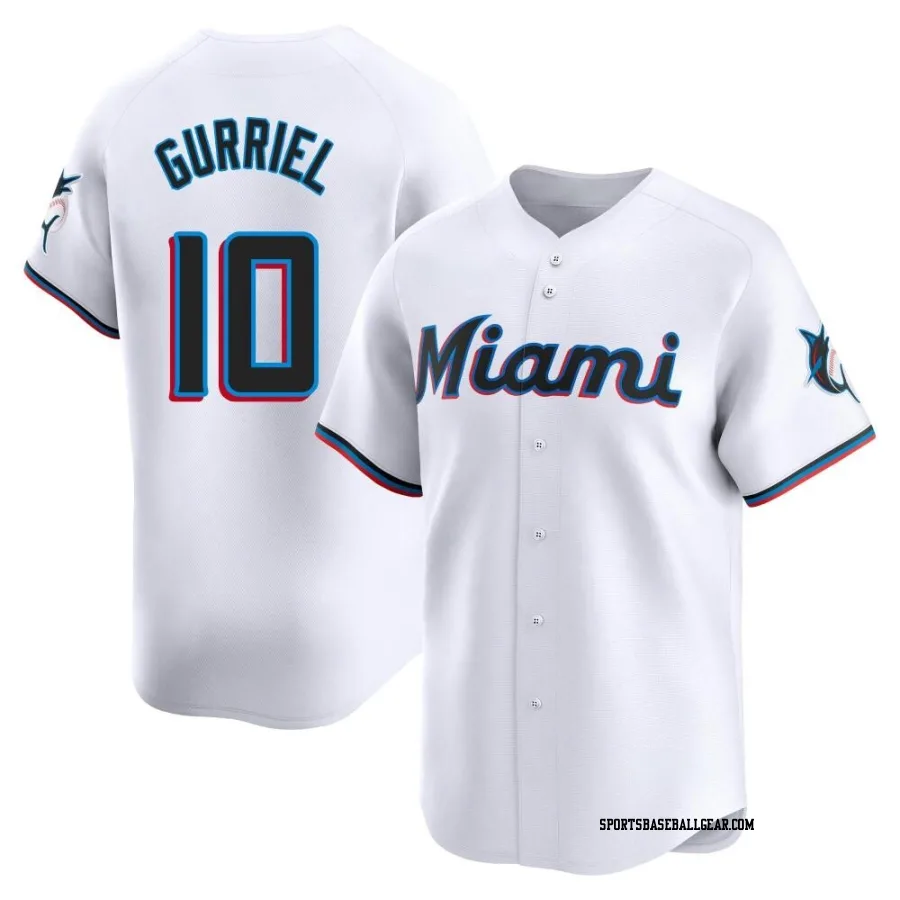 Yuli Gurriel Men's Miami Marlins White Limited Home Jersey