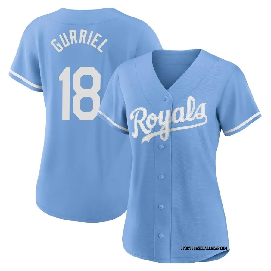 Yuli Gurriel Women's Kansas City Royals Light Blue Replica 2022 Alternate Jersey