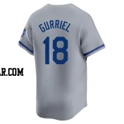 Yuli Gurriel Youth Kansas City Royals Gray Limited Away Jersey