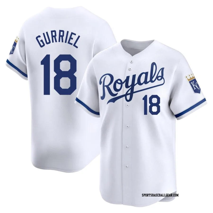 Yuli Gurriel Youth Kansas City Royals White Limited Home Jersey