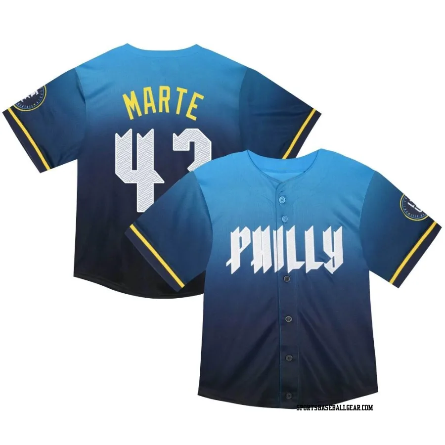 Yunior Marte Toddler Philadelphia Phillies Blue Limited 2024 City Connect Jersey