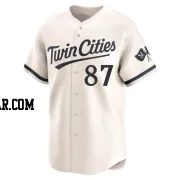 Yunior Severino Men's Minnesota Twins Cream Limited Alternate Jersey