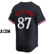 Yunior Severino Men's Minnesota Twins Navy Limited Alternate Jersey