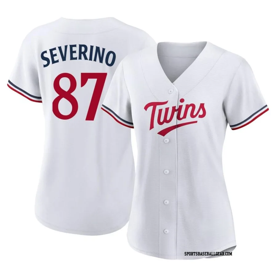 Yunior Severino Women's Minnesota Twins White Authentic Home Jersey