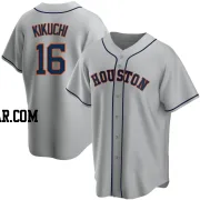 Yusei Kikuchi Men's Houston Astros Gray Replica Road Jersey