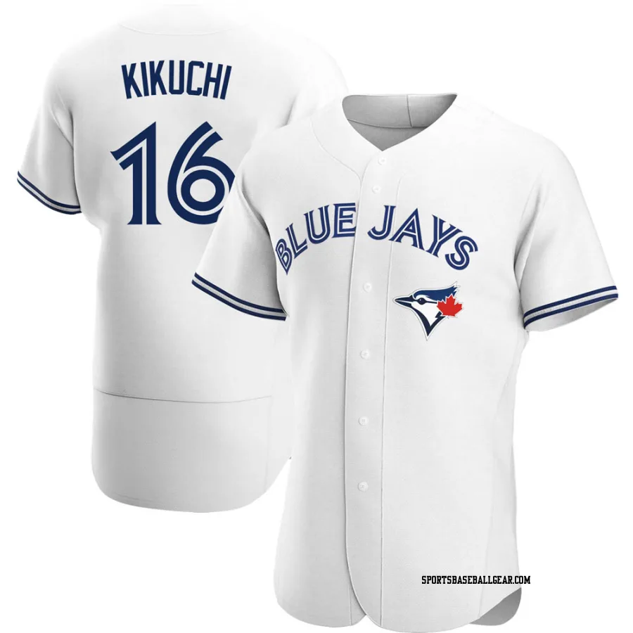 Yusei Kikuchi Men's Toronto Blue Jays White Authentic Home Jersey