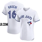 Yusei Kikuchi Men's Toronto Blue Jays White Elite Home Jersey