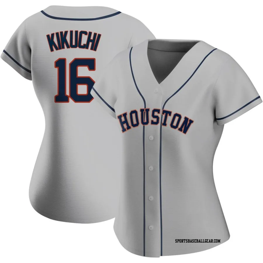 Yusei Kikuchi Women's Houston Astros Gray Authentic Road 2020 Jersey