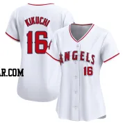 Yusei Kikuchi Women's Los Angeles Angels White Limited Home Jersey