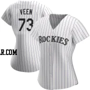 Zac Veen Women's Colorado Rockies White Replica Home Jersey