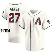 Zach Davies Men's Arizona Diamondbacks White Limited Home Jersey