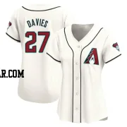 Zach Davies Women's Arizona Diamondbacks White Limited Home Jersey