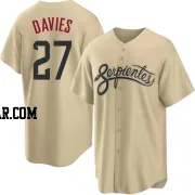 Zach Davies Youth Arizona Diamondbacks Gold Replica 2021 City Connect Cool Base Jersey