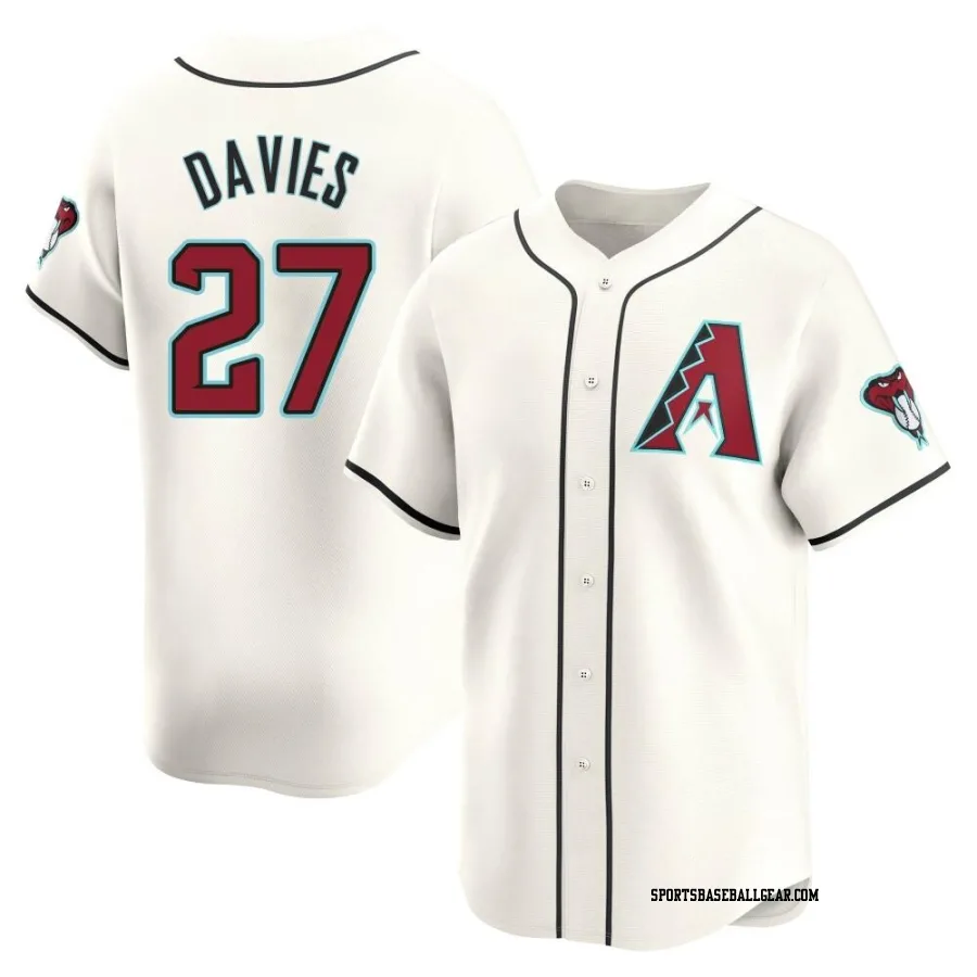 Zach Davies Youth Arizona Diamondbacks White Limited Home Jersey