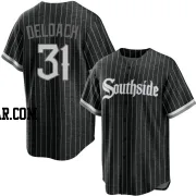 Zach DeLoach Men's Chicago White Sox Black Replica 2021 City Connect Jersey