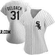 Zach DeLoach Women's Chicago White Sox White Authentic Home Jersey