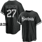 Zach DeLoach Youth Chicago White Sox Black Replica 2021 City Connect Jersey