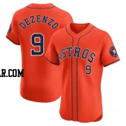 Zach Dezenzo Men's Houston Astros Orange Elite Alternate Vapor Premier Jersey