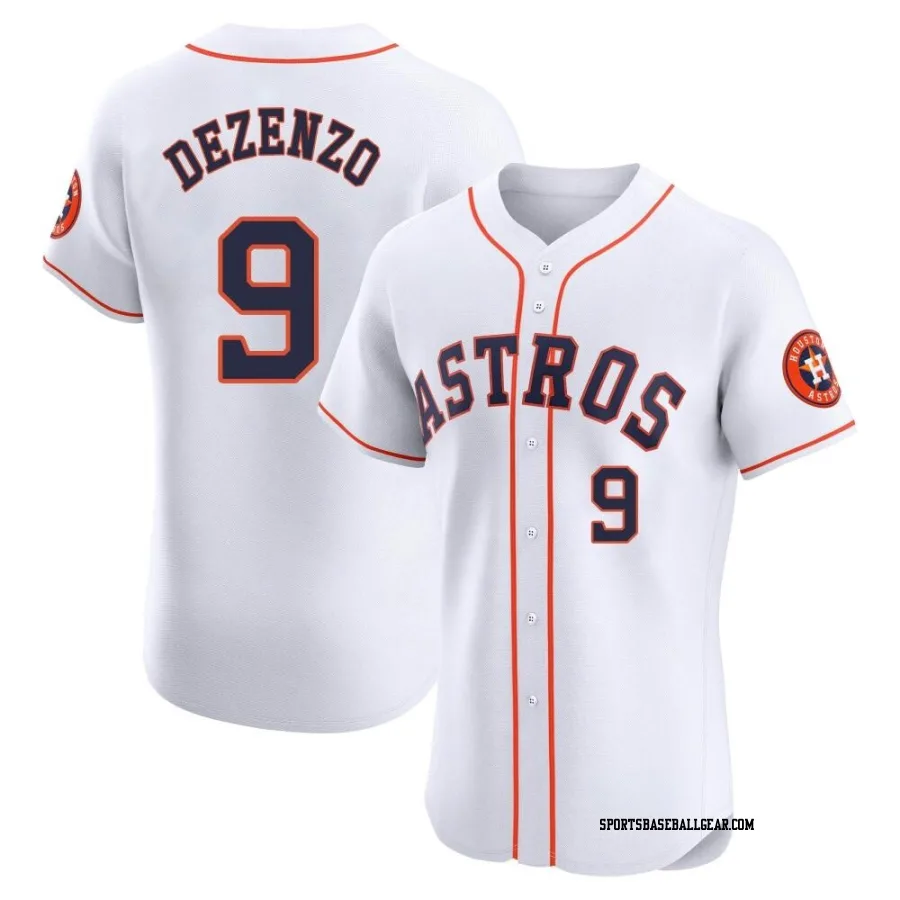 Zach Dezenzo Men's Houston Astros White Elite Home Jersey