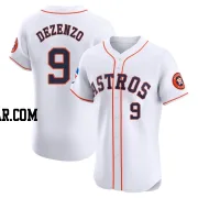 Zach Dezenzo Men's Houston Astros White Elite Home Patch Jersey