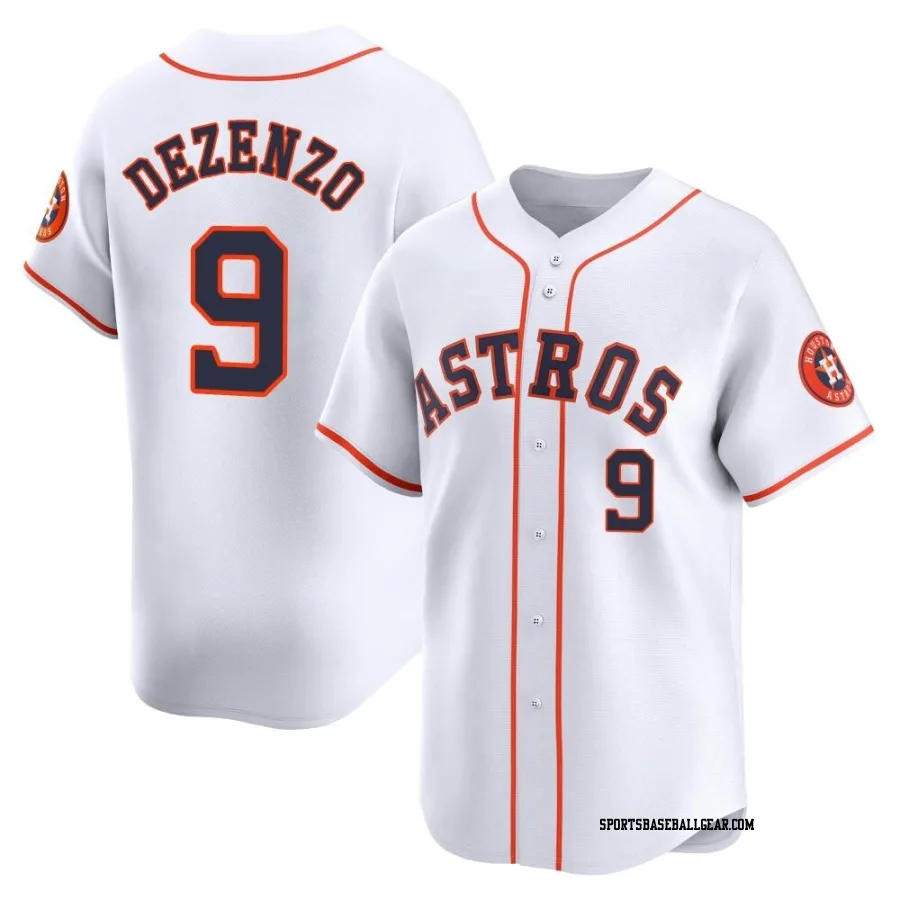 Zach Dezenzo Men's Houston Astros White Limited Home Jersey