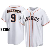 Zach Dezenzo Youth Houston Astros White Replica 2022 World Series Home Jersey