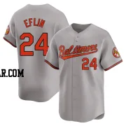 Zach Eflin Men's Baltimore Orioles Gray Limited Road Jersey