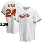 Zach Eflin Men's Baltimore Orioles White Replica Home Jersey