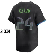 Zach Eflin Men's Tampa Bay Rays Charcoal Limited 2024 City Connect Jersey