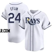 Zach Eflin Men's Tampa Bay Rays White Limited Home Jersey