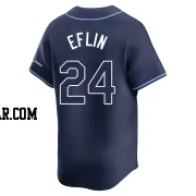 Zach Eflin Youth Tampa Bay Rays Navy Limited Away Jersey