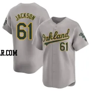 Zach Jackson Men's Oakland Athletics Gray Limited Away Jersey