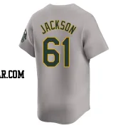 Zach Jackson Men's Oakland Athletics Gray Limited Away Jersey