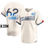 Zach Logue Men's Los Angeles Dodgers Cream Limited 2024 City Connect Jersey